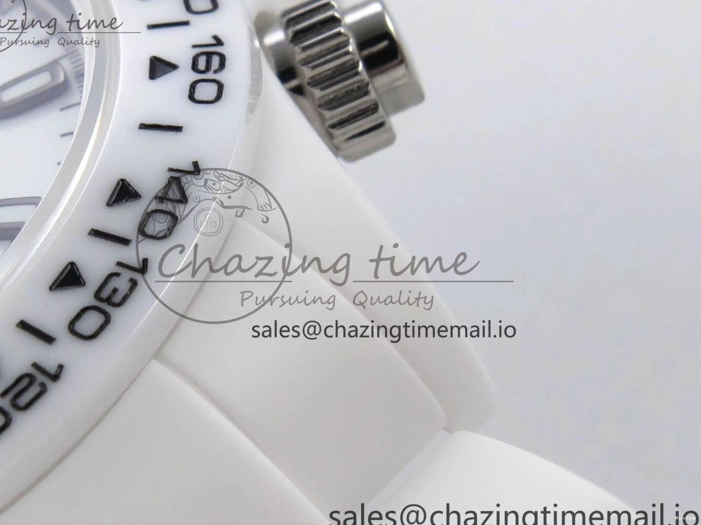 MiroTime 0202 Daytona AET White Ceramic Case and Bracelet Black Dial N6F Best Edition SA Seasonal 1195